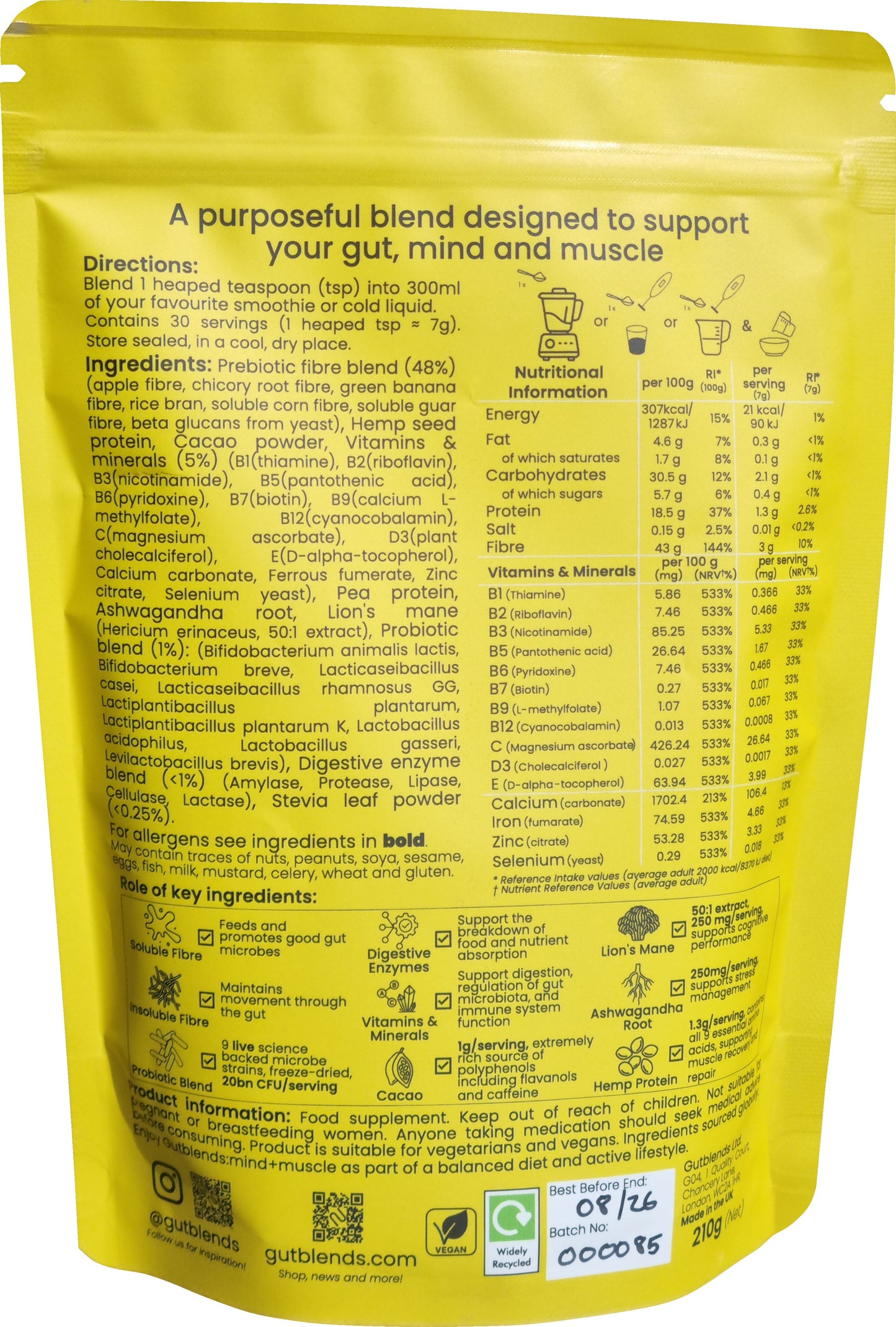 MIND + MUSCLE FORMULA